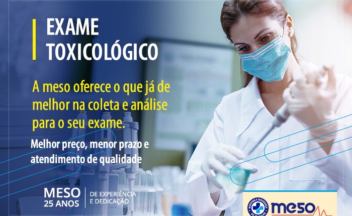 exame toxicológico MESO